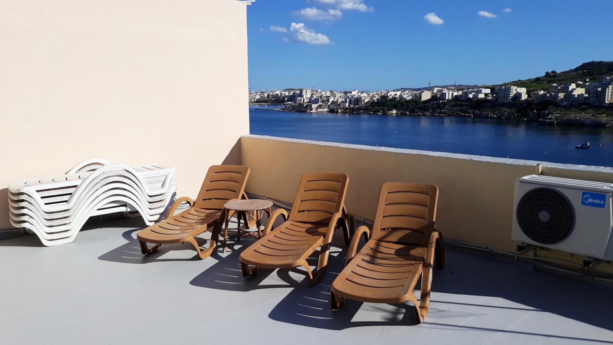 Apartman Bayview 2 Bedroom Seaview With Large Terrace With Panoramic Views - By Getawaysmalta San Pawl il-Baħar