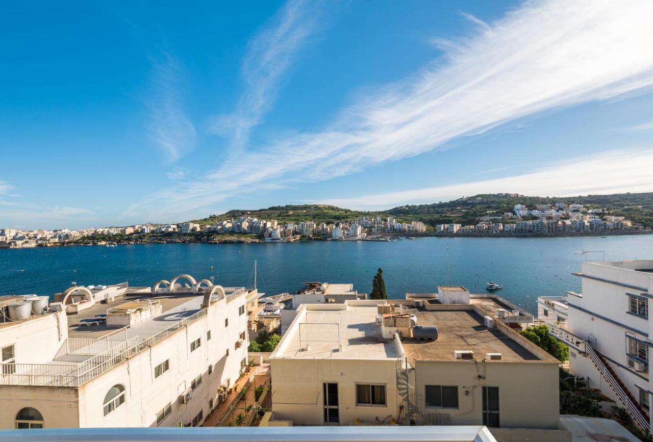 Bayview 2 Bedroom Seaview With Large Terrace With Panoramic Views - By Getawaysmalta San Pawl il-Baħar
