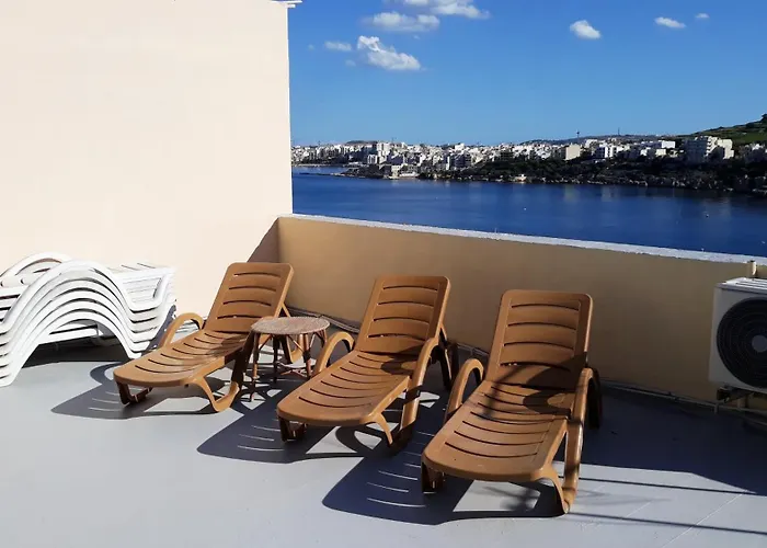 Bayview 2 Bedroom Seaview Apartment With Large Terrace With Panoramic Views - By Getawaysmalta