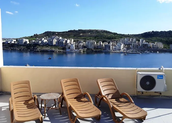 Bayview 2 Bedroom Seaview Apartment With Large Terrace With Panoramic Views - By Getawaysmalta